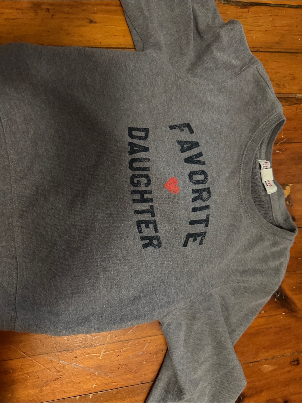 Sub_Urban Riot Grey Crewneck Sweatshirt with Navy Text and Red Heart